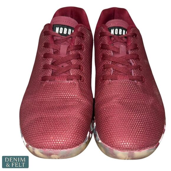 NOBULL Unisex Radial Trainer Cabernet Red Gym CrossFit Shoes/Sneakers - Picture 5 of 16